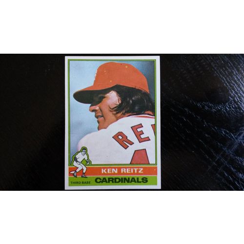 1976 Topps Card # 158 Ken Reitz Excellent (5) St Louis Cardinals