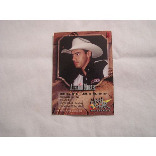 Adriano Moraes 1995 High Gear Rodeo Silver base NO. 35