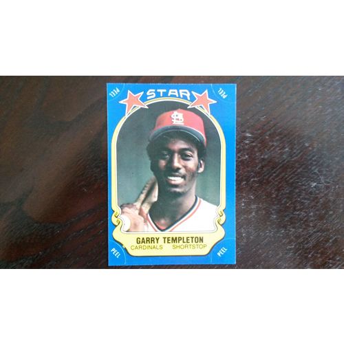 1981 Fleer Star Sticker Card # 125 Garry Templeton Ex (5) St Louis Cardinals