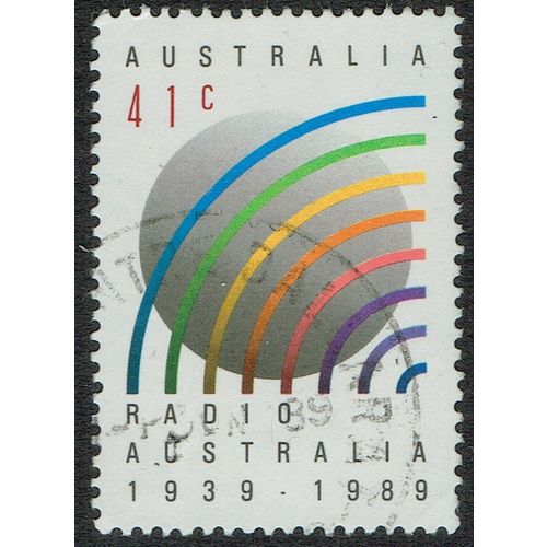 Australia 1989 50th Anniversary Radio Australia 41c Multicoloured SG1228 FU