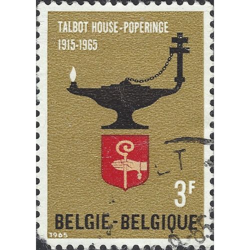 BELGIUM, Samaritans, Talbot House 50 years, brown 1965, 3F