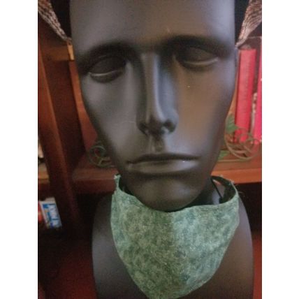 Mossy Green Mask w/ Filter pocket & 2 Silver/Copper Infused Filters - Adult