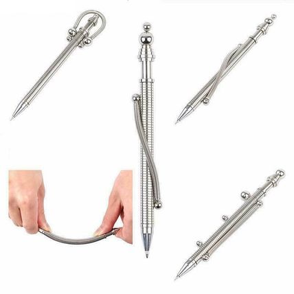 Fidget Spinner Think Ink Pen Magnetic Metal Roller Pen Stress Decompression Toy