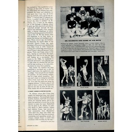 January 16, 1956 MIKE SOUCHAK Golf Sports Illustrated THE BING CROSBY TOURN. VG