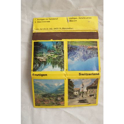 old Matchbook Cover- Frutigen, Switzerland
