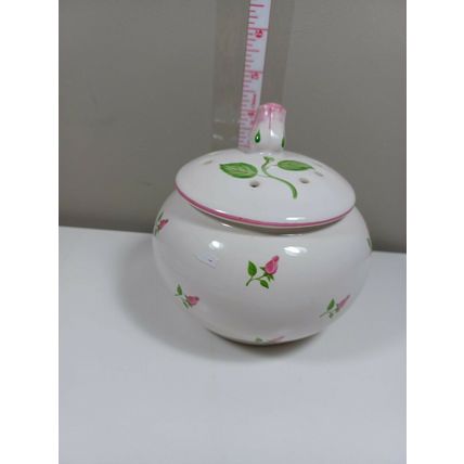 TELEFLORA GIFT FLORAL PLANTER W/ LID ROSE BUD (A71)