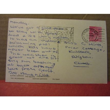 ST. ANNES-ON-SEA, LANCASHIRE. MULTIVIEW.. used postcard 1972 pm =