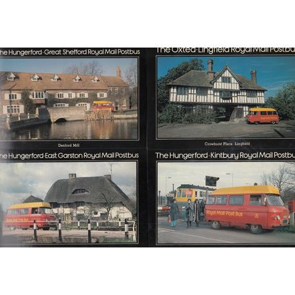 Hungerford East Garson Kintbury 4x Royal Mail Van Postcard s