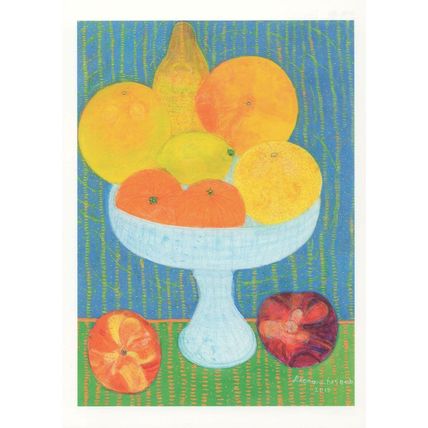 Dr Leonard McComb Fruit Provence Acrylic Painting Postcard