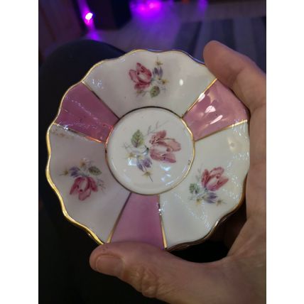 Pair Of Decorative Floral Plates