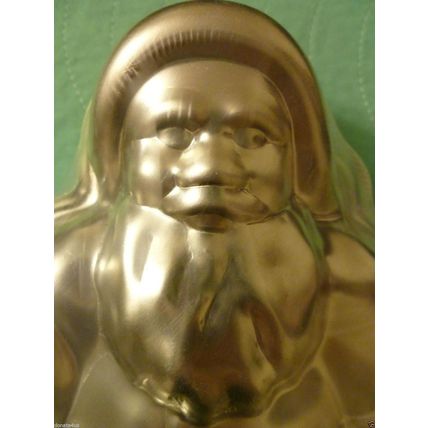 NEW 2-PIECE STAND-UP 3-D SANTA CLAUS CHRISTMAS HOLIDAY CAKE MOLD PAN