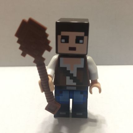 New Authentic Minecraft Special Skin with Shovel Minifigure