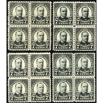 559, Mint NH 7¢ FVF Lot of Sixteen Fresh Stamps CV $248.00 * Stuart Katz