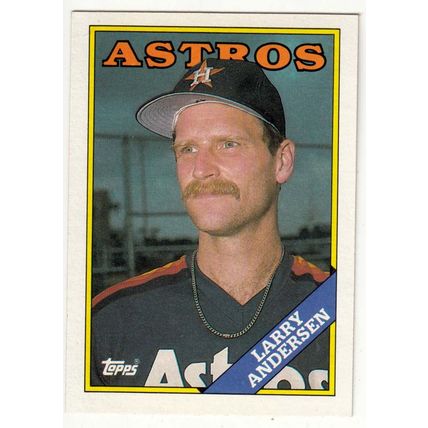 1988 Topps baseball card 342 Larry Andersen