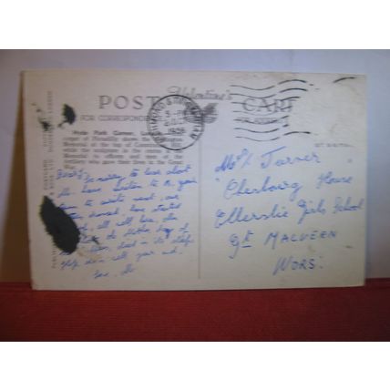 HYDE PARK CORNER, LONDON used vintage postcard by Valentine 1956 pm =