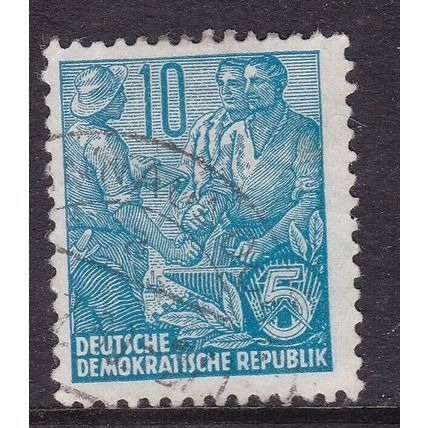 East Germany 1953 Engineers 10pf Fine Used SG E157 VGC