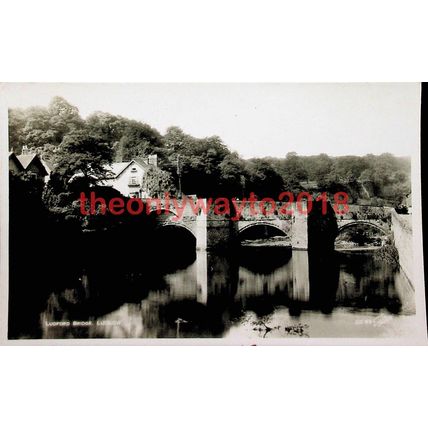 Ludford Bridge, Ludlow, Shropshire, RP Postcard, 1970