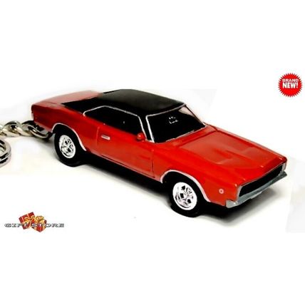 RARE KEYCHAIN 70 BROWN MAROON DODGE CHARGER RT CUSTOM Ltd Ed. GREAT GIFT