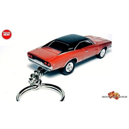 RARE KEYCHAIN 70 BROWN MAROON DODGE CHARGER RT CUSTOM Ltd Ed. GREAT GIFT