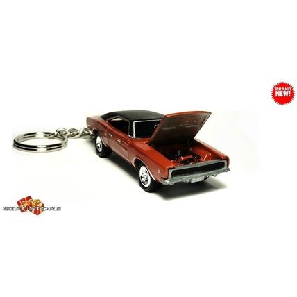 RARE KEYCHAIN 70 BROWN MAROON DODGE CHARGER RT CUSTOM Ltd Ed. GREAT GIFT