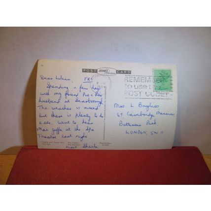 multiview, SCARBOROUGH YORKSHIRE used postcard, by E T W Dennis 1984 pm S.0260 =