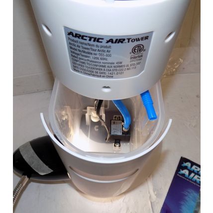 Arctic Air Tower Evaporative Air Cooling Tower Fan 38” 3 Speed Oscillating