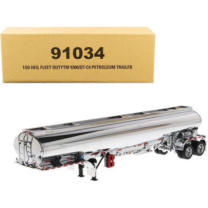 Heil Fleet Duty TM 9300/DT-C4 Petroleum Tanker Trailer Chrome "Transport Seri...