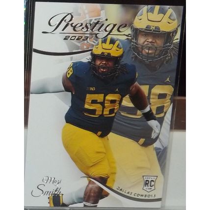 2023 Panini Prestige MAZI SMITH (Michigan/Cowboys)Rookie Card #63