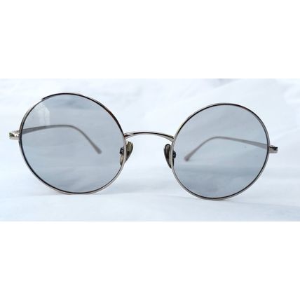NEW CHANEL 4257-T ROUND FRAME TITANIUM SILVER/GREY TINTED SUNGLASSES - UNISEX