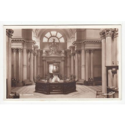 The Royal Baths Harrogate Postcard North Yorkshire 13619