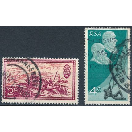 10ᵗʰ Anniv of The Republic - South Africa 1971 - F H - SG 305/6 (L)