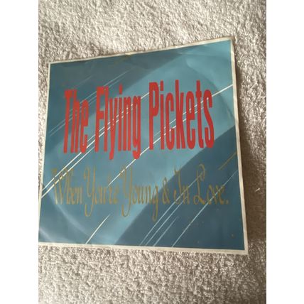 45 rpm 7" Vinyl THE FLYING PICKETS (When You're) Young And In Love 1984