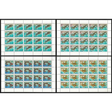 Somalia Amphibians 4v Sheets 1996 MNH MI#580-583