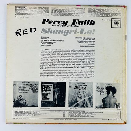 Percy Faith And His Orchestra – Shangri-La! Vinyl LP Record Album CS-8824