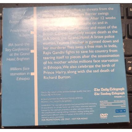 That Was The Year 1984 DVD Promo The Daily Telegraph Narrated By Robert Powell