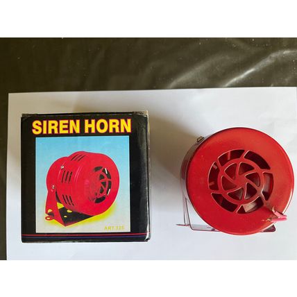 12V Air Raid Siren Motorcycle Boat Truck Motor Driven Horn Alarm UK Stock