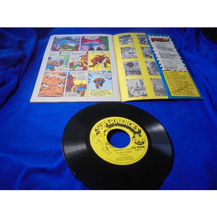 1974 FANTASTIC FOUR Power Records Set! John Buscema Art!! NM-! $37.00 Shipped