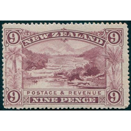 New Zealand 1898 9d purple Perf 16 SG256 MNH