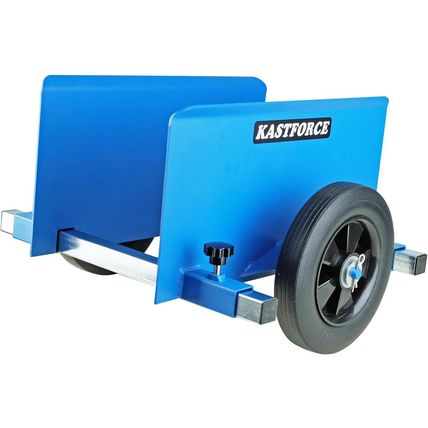 Panel Dolly, 600 Lbs Capacity, Drywall Mover with 8" Non-Flat Wheels, Adjustable