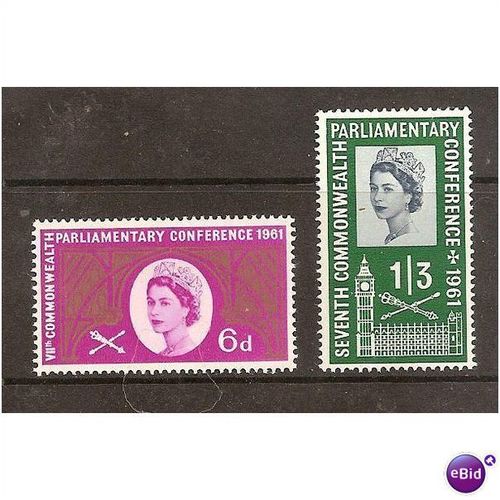 qe2 parliamentary conference. sg 629 sg629 set hm