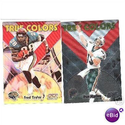 Dan Marino 1999 Stadium Club Chrome TRUE COLORS INSERT