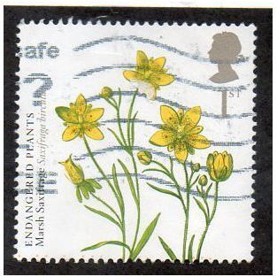 2009 1ST 'PLANTS- MARSH SAFFRAGE ' FINE USED (EBID15-699)