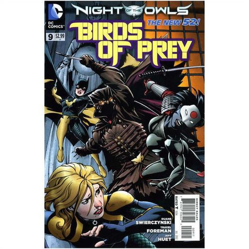 Birds of Prey (2011) #9 DC Comics New 52! Night of the Owls Batman Batgirl