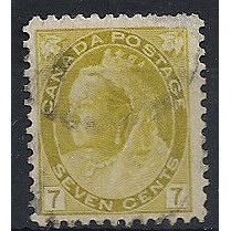 Canada 1902 SG160 7c Greenish-Yellow Fine Used ...