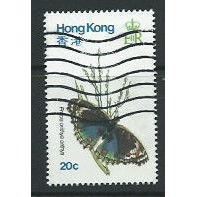 hong kong stamps sg380 used butterflies