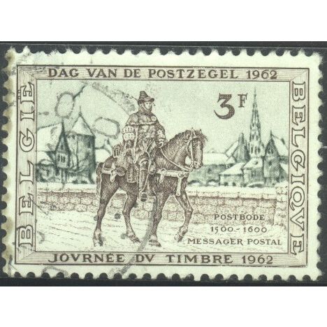 Belgium 1962 - SG1812 - 3f brown & green - 16-century Postilion - used