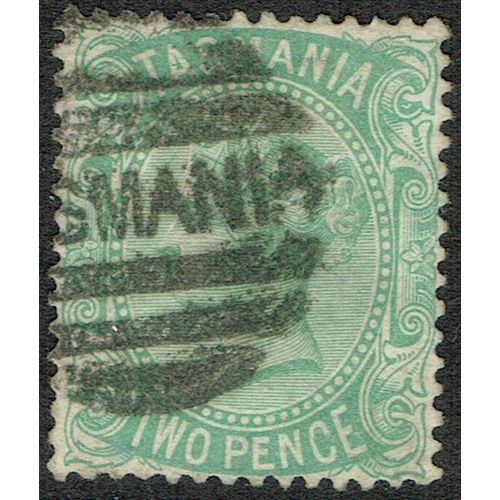 Tasmania 1878 2d Pale Green Perf 14 SG157a GU