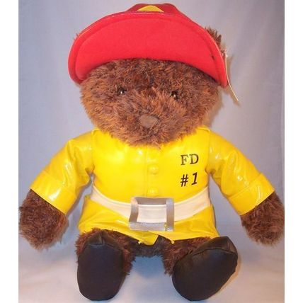 Heads & Tales by Gund Fireman Teddy Bear