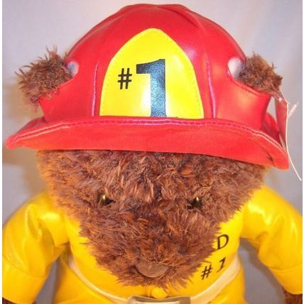 Heads & Tales by Gund Fireman Teddy Bear