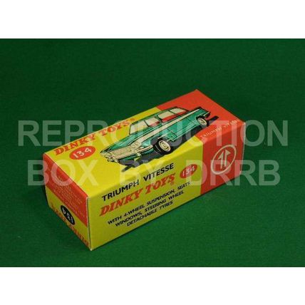 Dinky #134 Triumph Vitesse - Reproduction Box by DRRB